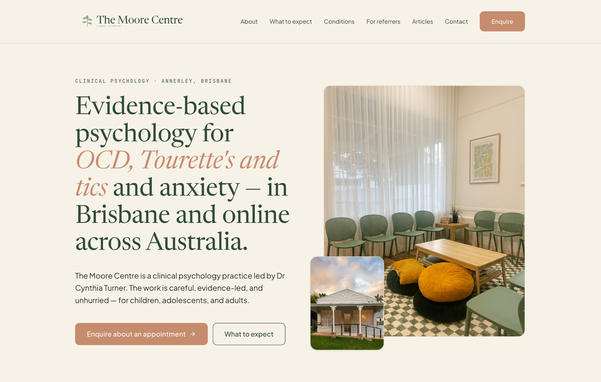 The Moore Centre website