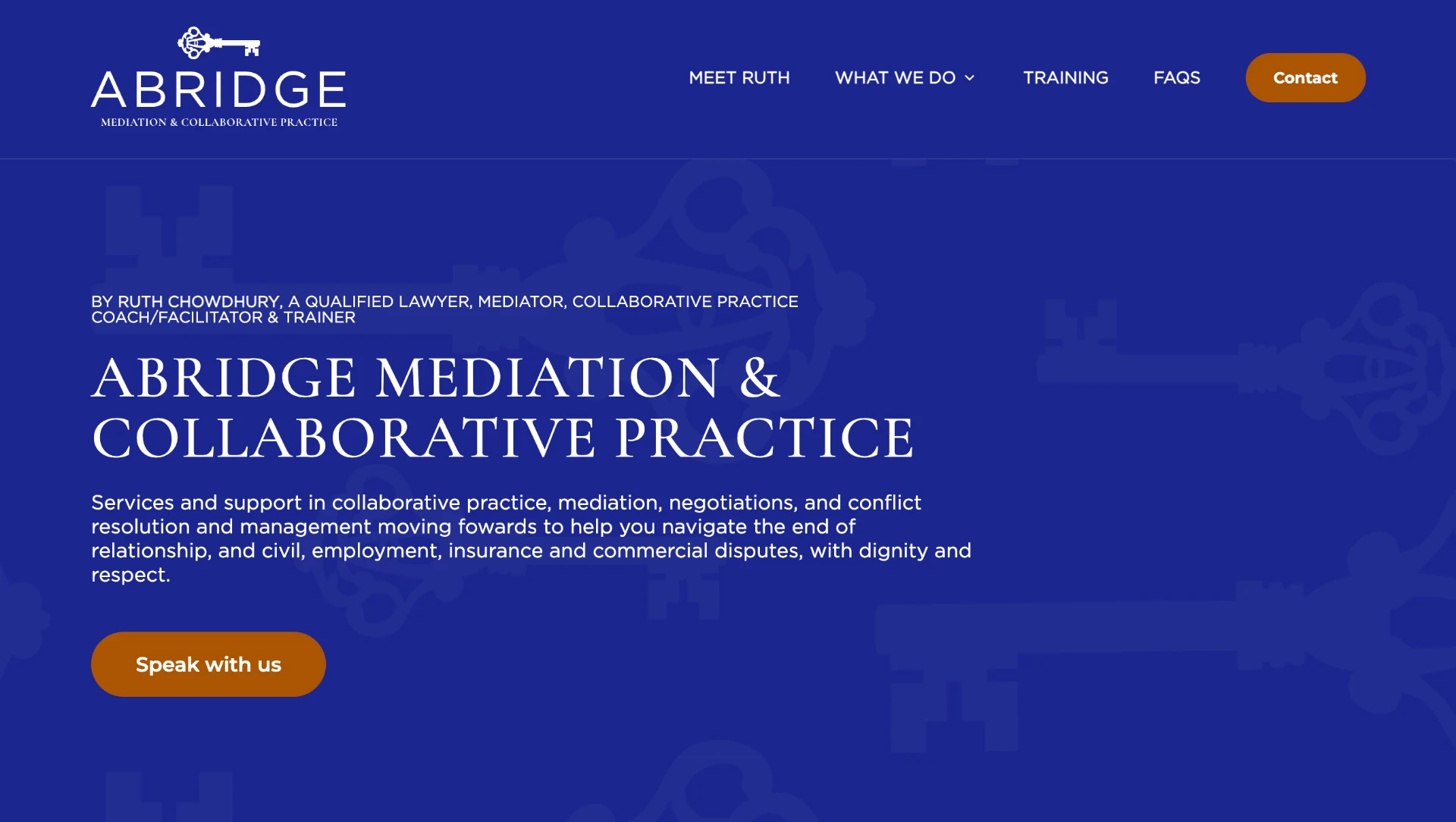 Abridge Mediation website