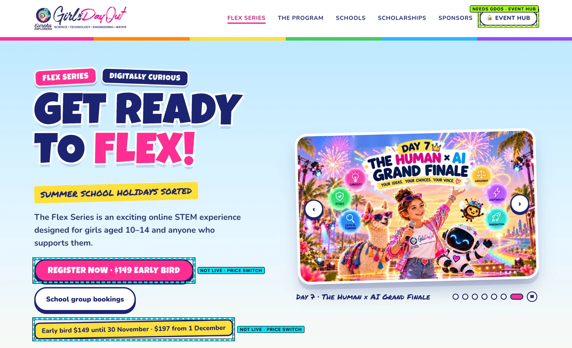 Girls Day Out website