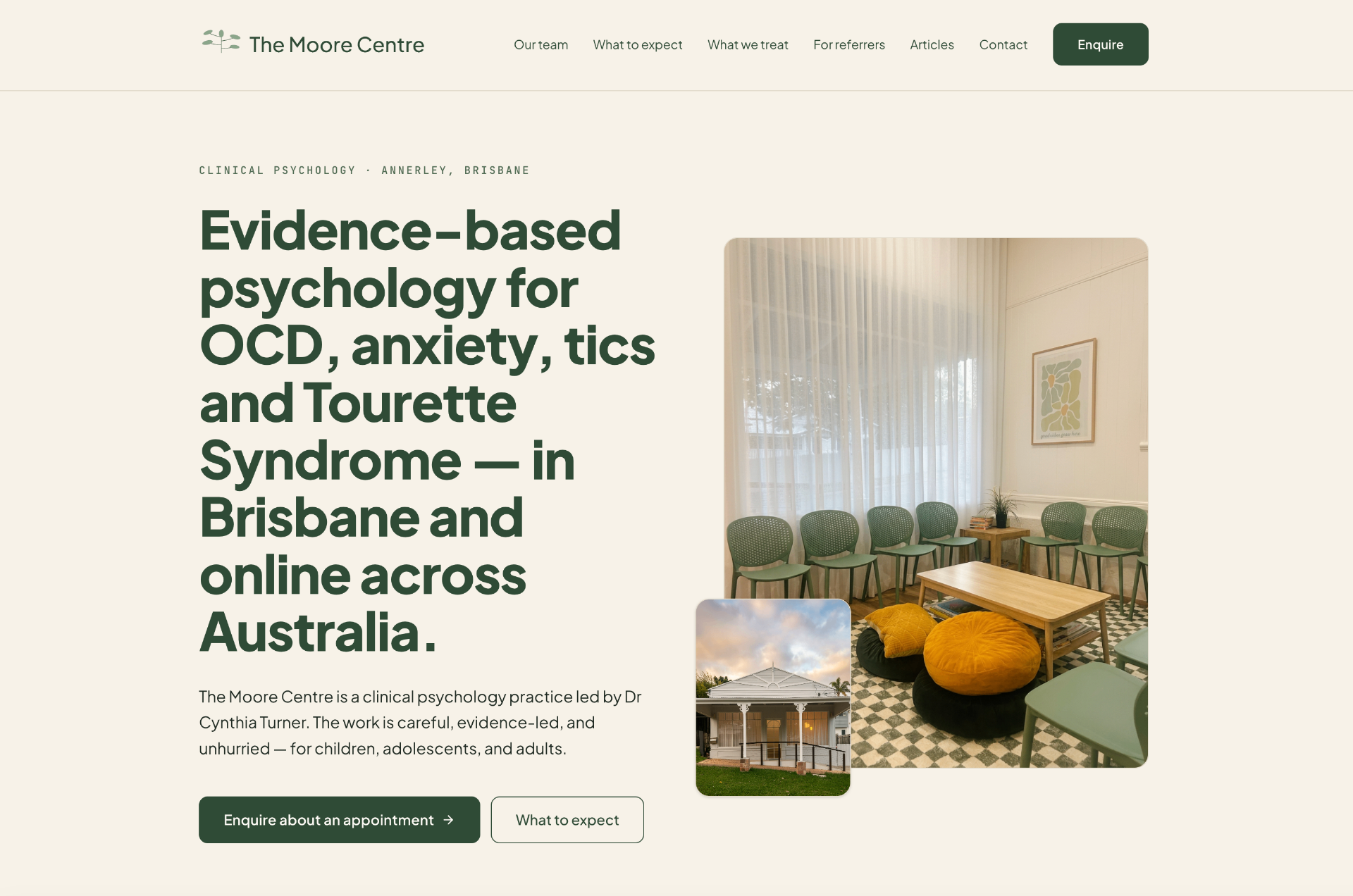 The Moore Centre website