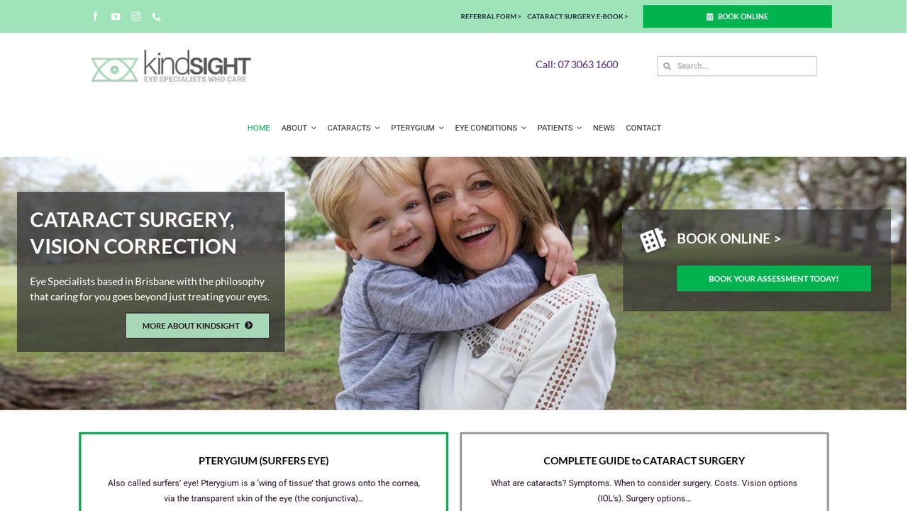 kindSIGHT website